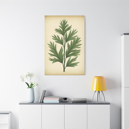 Botanical Herb Study Vintage Wall Art & Canvas Prints