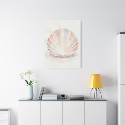 Blush Shell Elegance Wall Art & Canvas Prints