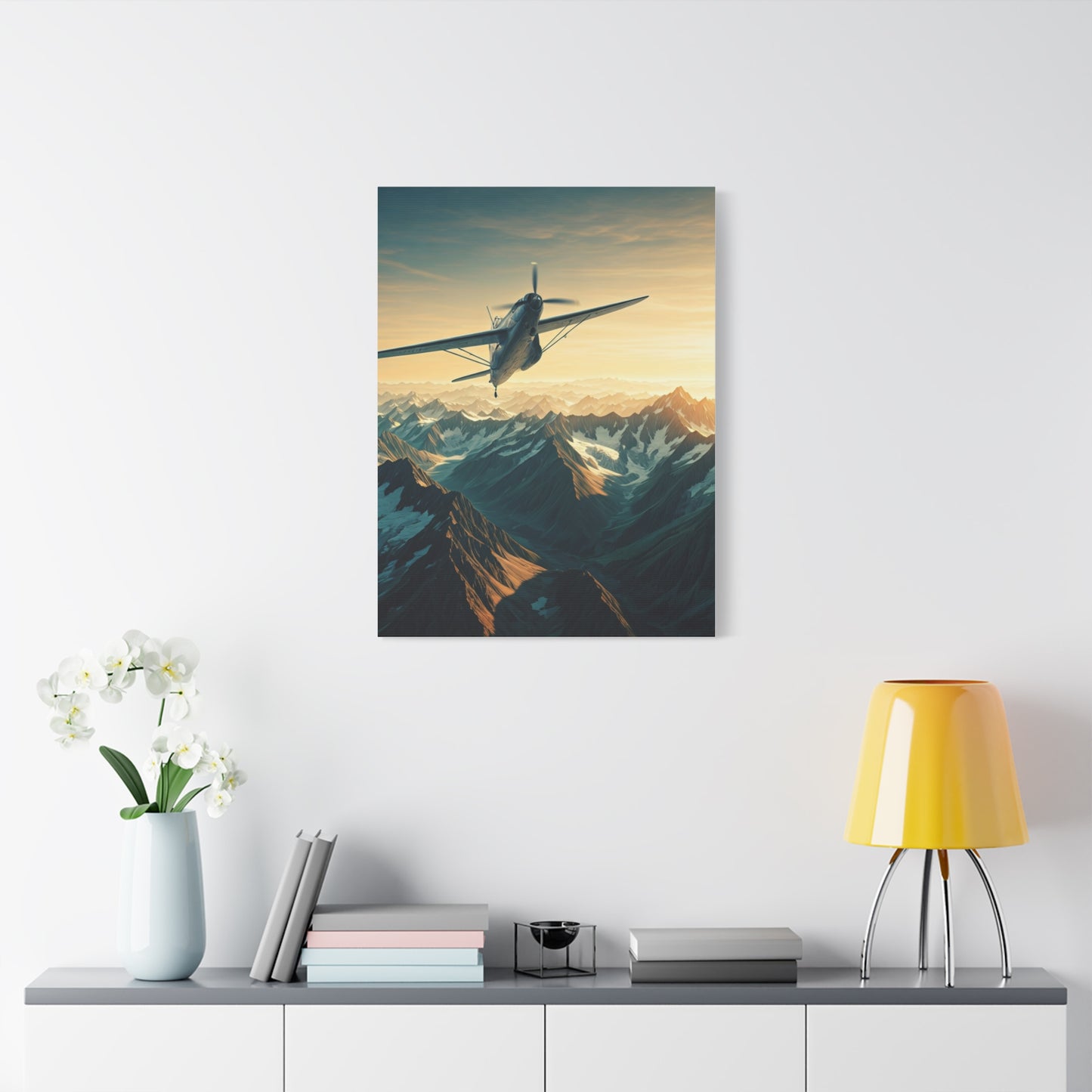 Above the Mountains at First Light Wall Art & Canvas Prints