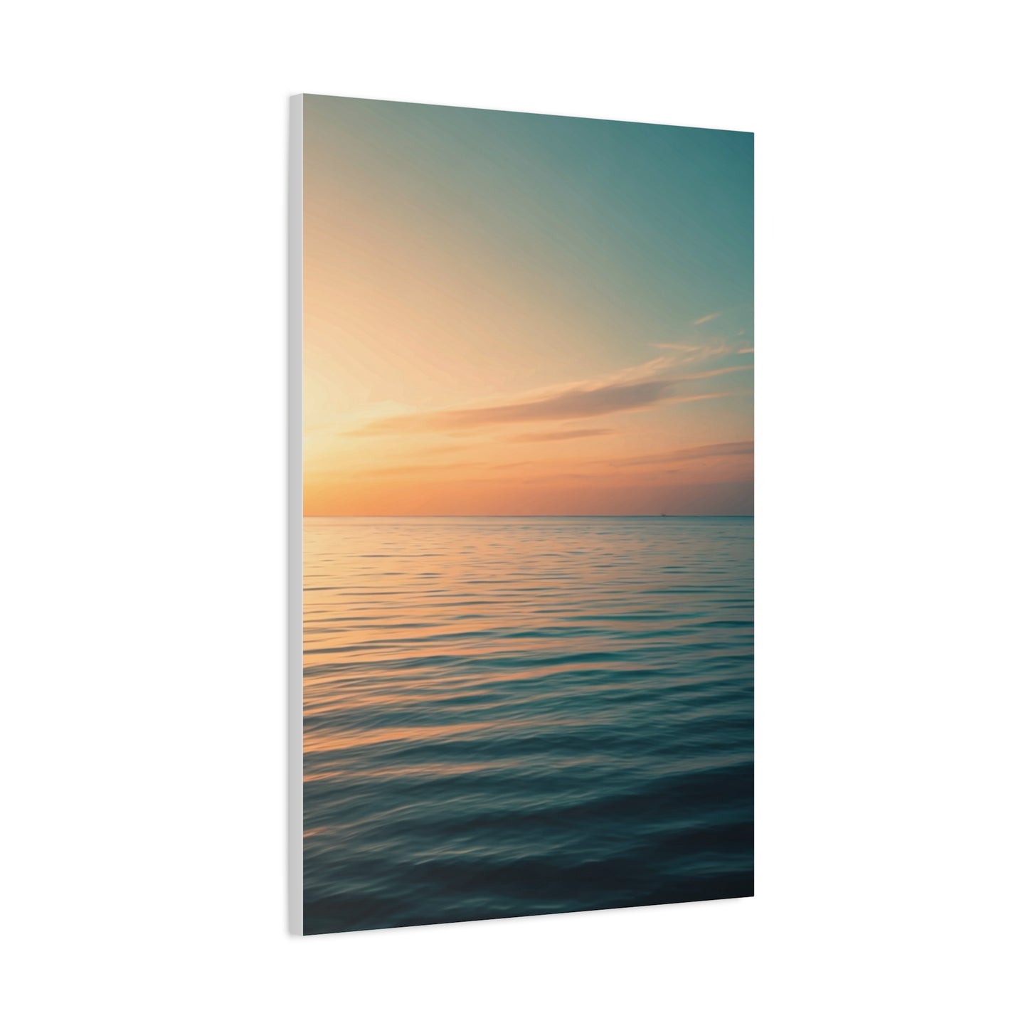 Tranquil Sunset Sea Horizon Wall Art & Canvas Prints