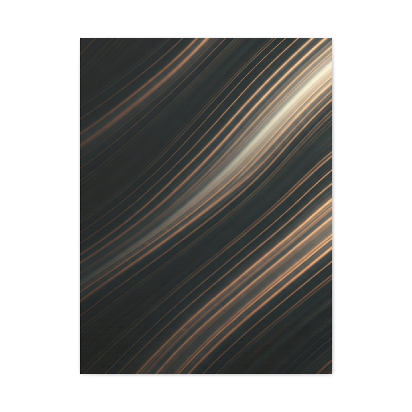Golden Light Streak Abstract Wall Art & Canvas Prints