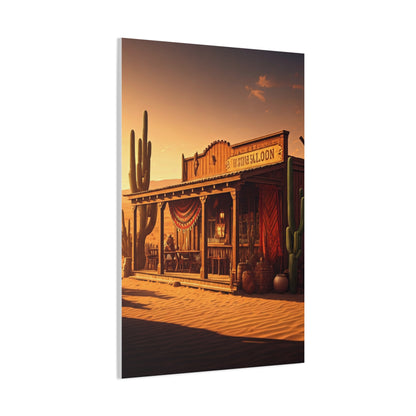 Desert Saloon Escape Wall Art & Canvas Prints