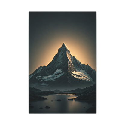 Majestic Peak Glow Wall Art & Canvas Prints