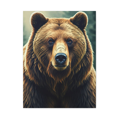 Grizzly Bear Profile Study Wall Art & Canvas Prints