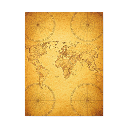 Golden Compass Mandala Wall Art & Canvas Prints