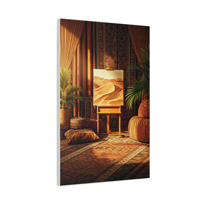 Bohemian Desert Studio Interior Wall Art & Canvas Prints
