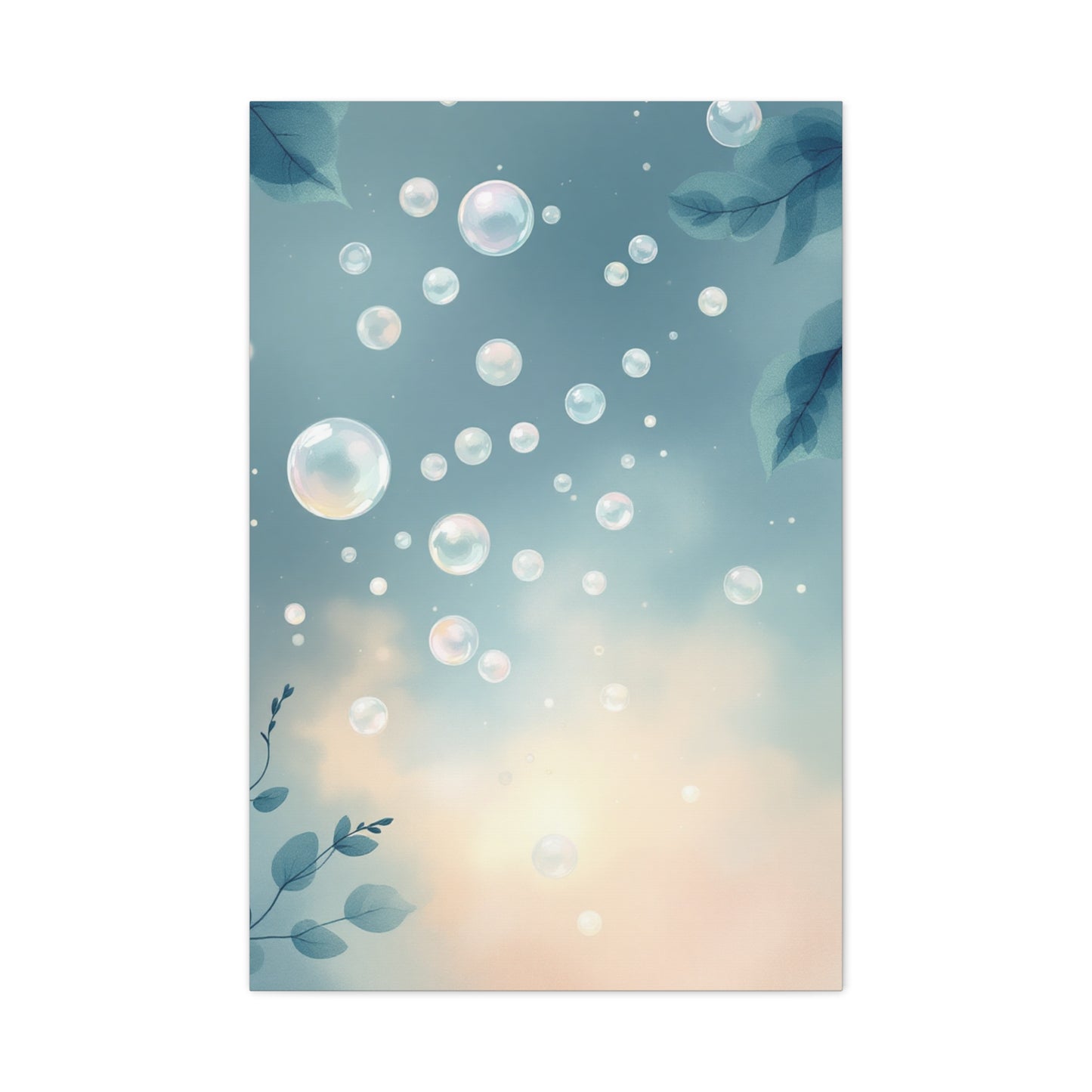Floating Bubbles Tranquility Wall Art & Canvas Prints