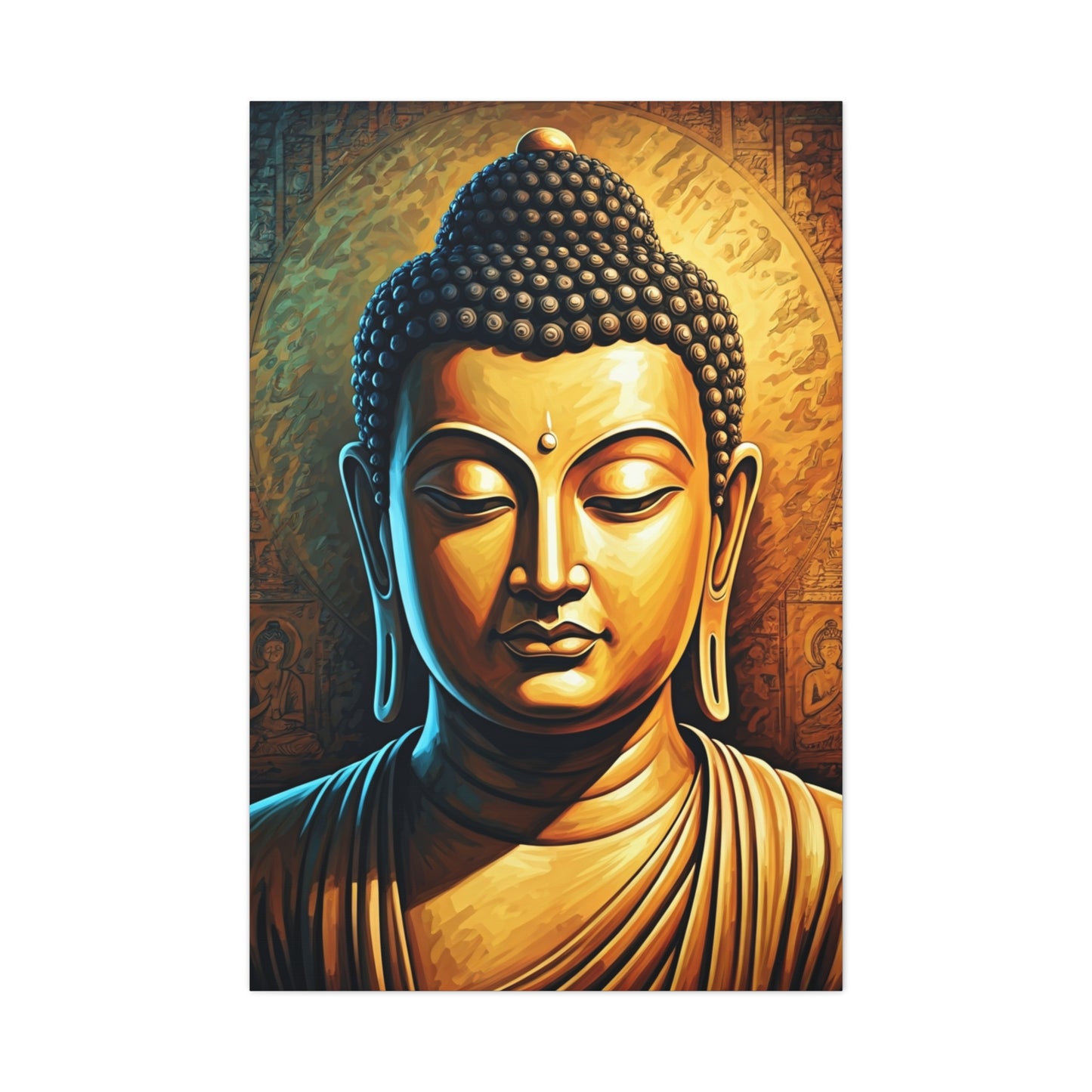 Temple Light Buddha Artwork Wall Art & Canvas Prints