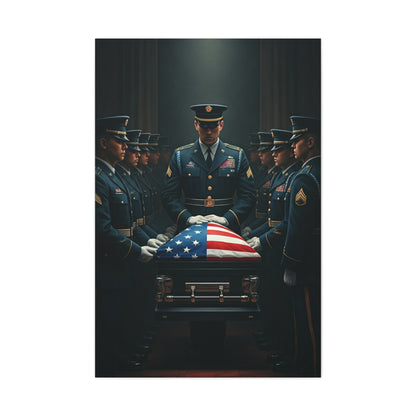 Military Honor Memorial Tribute Wall Art & Canvas Prints
