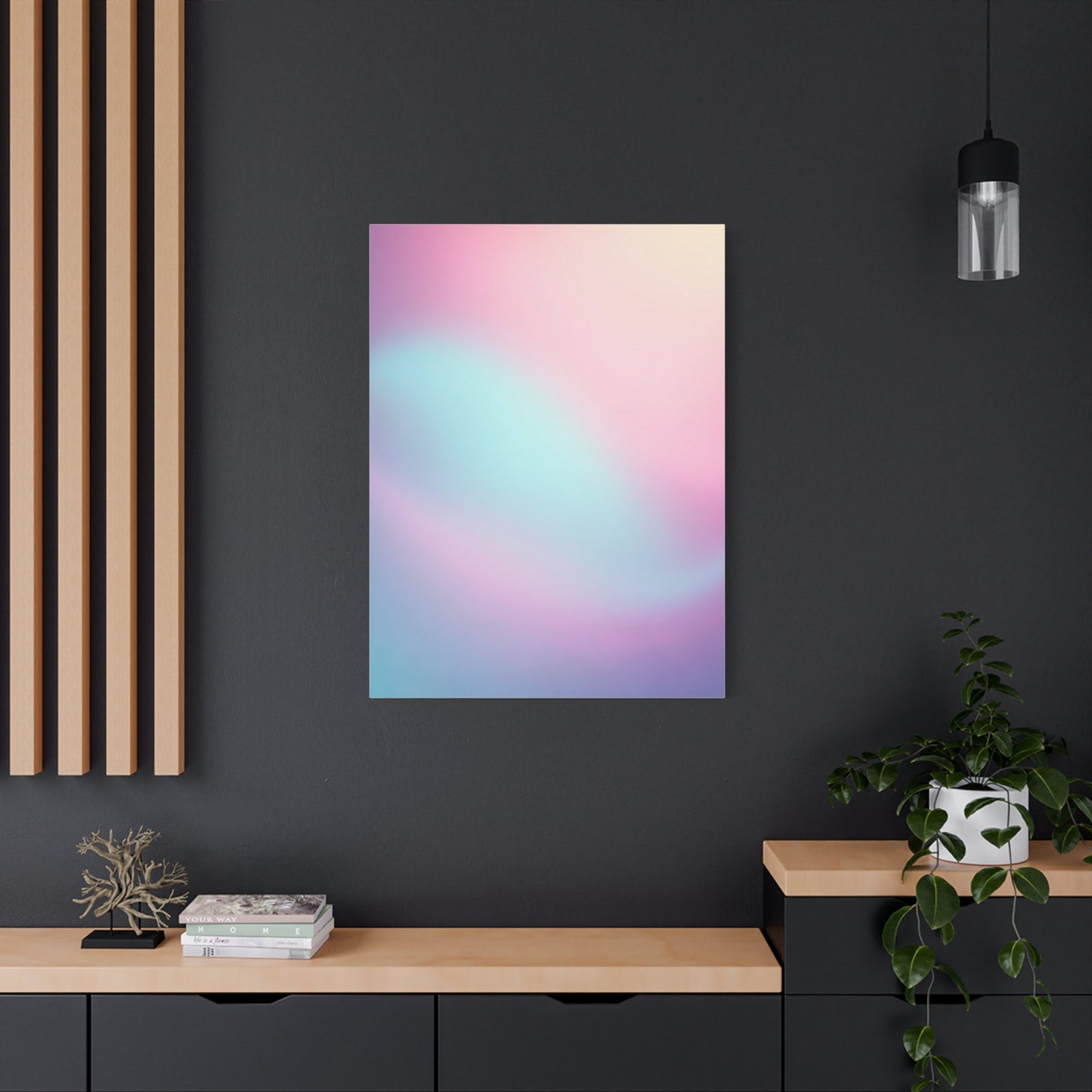 Ethereal Blush Gradient Wall Art & Canvas Prints
