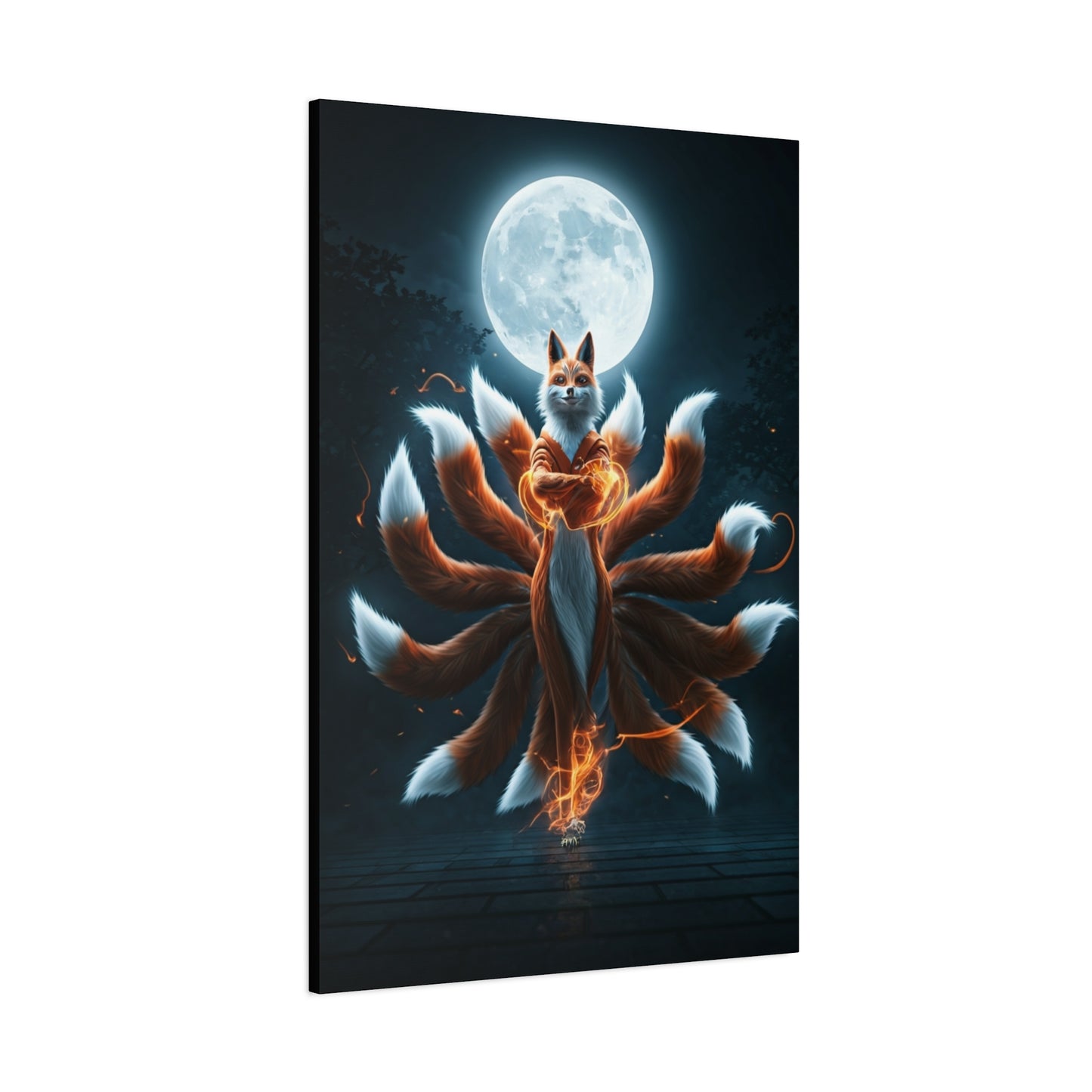 Lunar Fox Spirit Wall Art & Canvas Prints
