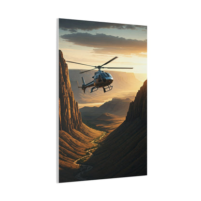 Helicopter Canyon Expedition Wall Art & Canvas Prints