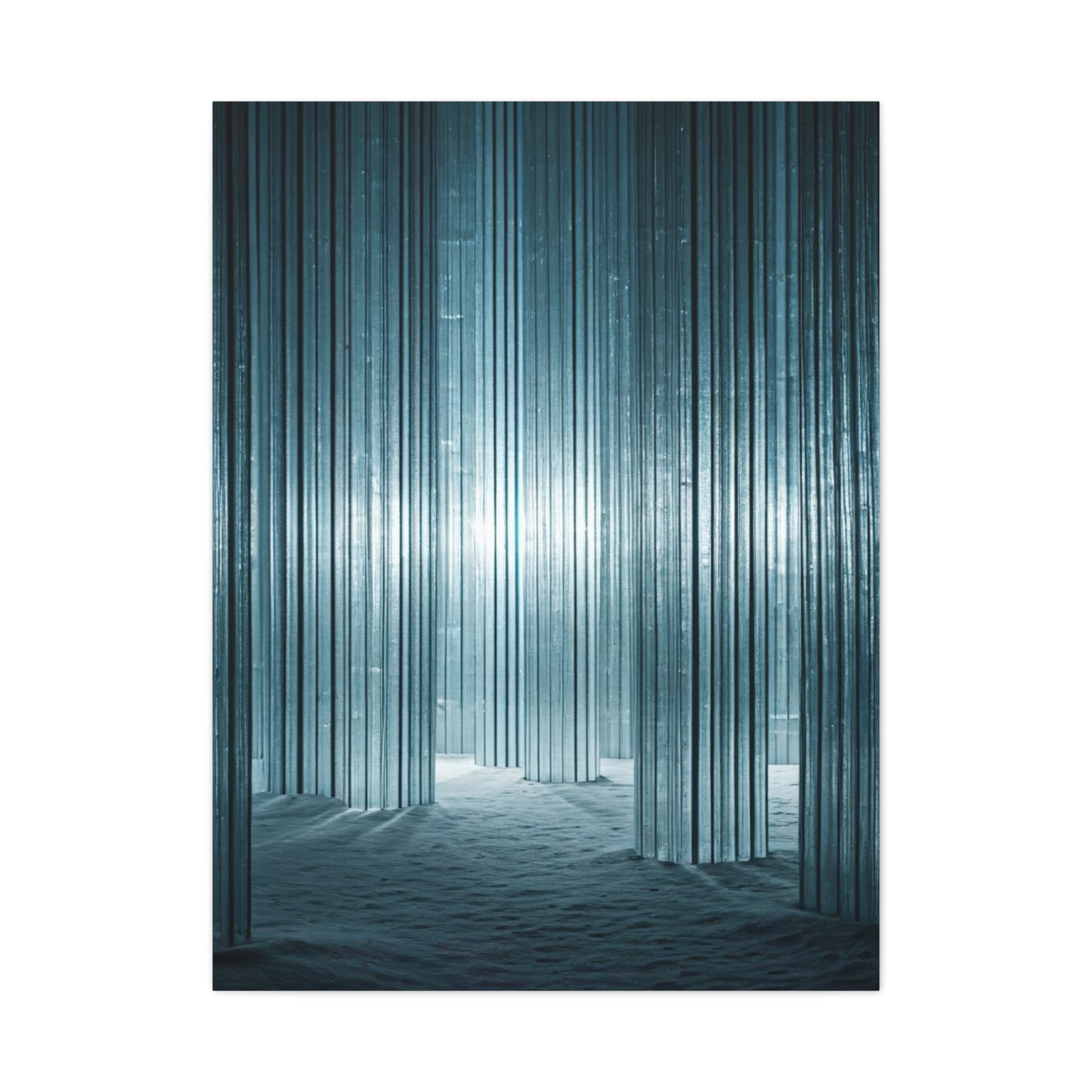 Frozen Light Corridor Wall Art & Canvas Prints