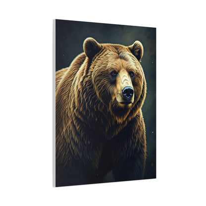 Dramatic Wilderness Grizzly Canvas Wall Art & Canvas Prints