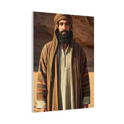 Desert Nomad Serenity Portrait Wall Art & Canvas Prints
