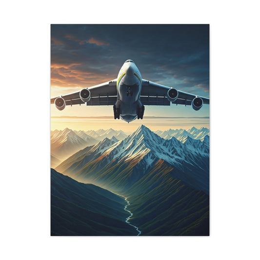 Mountain Flight Over Peaks Wall Art & Canvas Prints