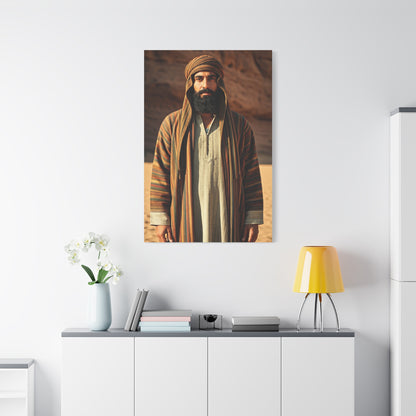 Desert Nomad Serenity Portrait Wall Art & Canvas Prints