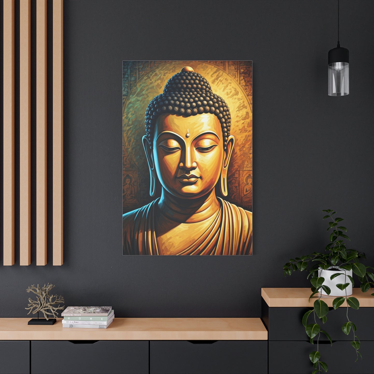 Temple Light Buddha Artwork Wall Art & Canvas Prints