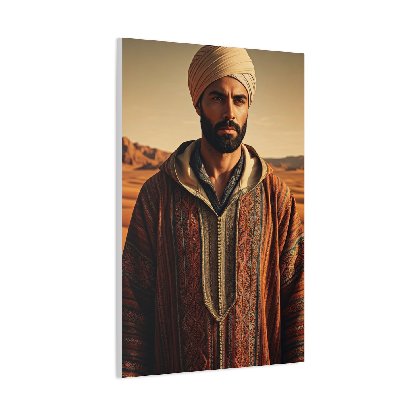 Nomadic Desert Soul Portrait Wall Art & Canvas Prints