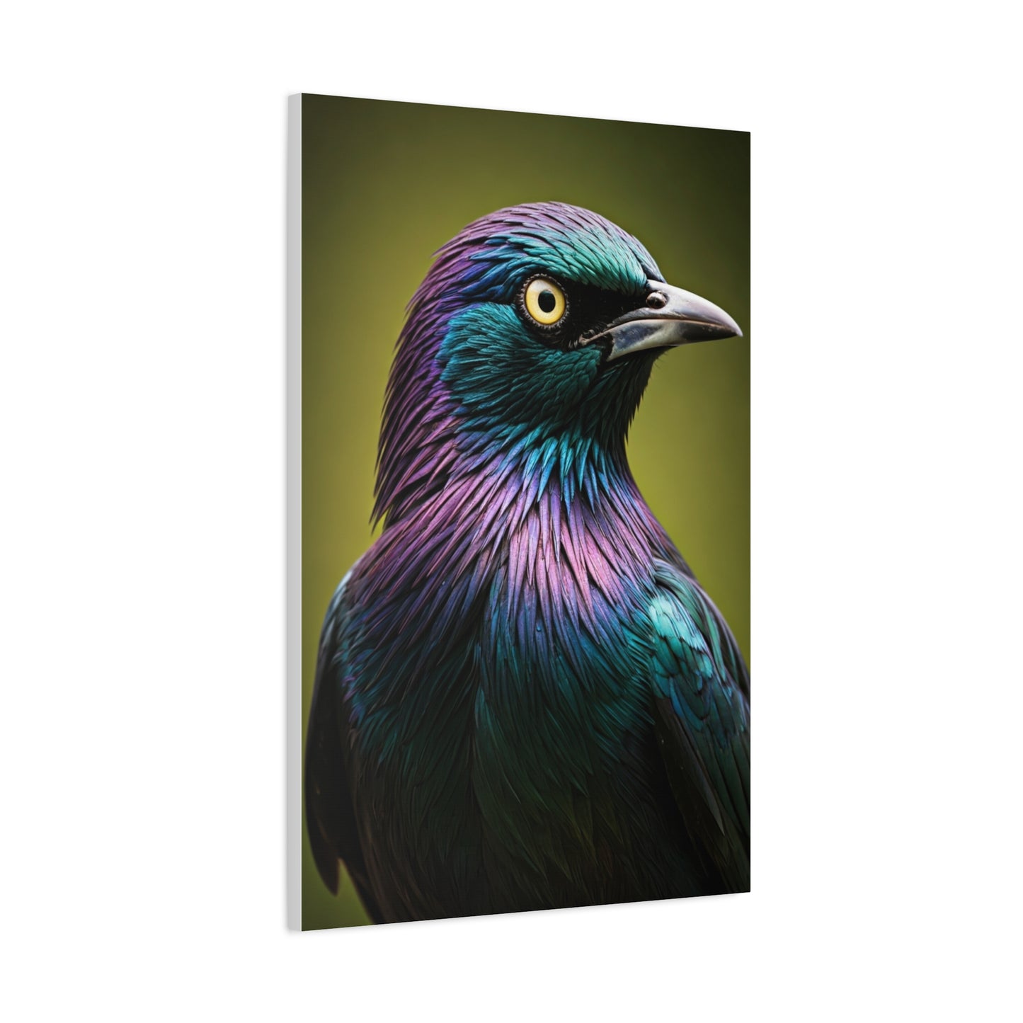 Iridescent Pigeon Portrait Wall Art & Canvas Prints
