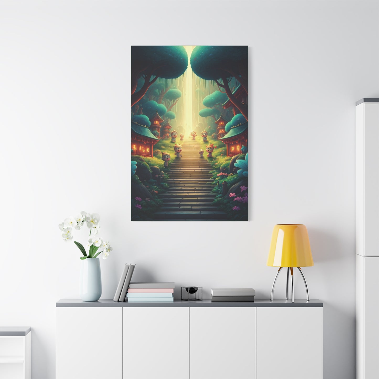 Enchanted Forest Stairway Wall Art & Canvas Prints