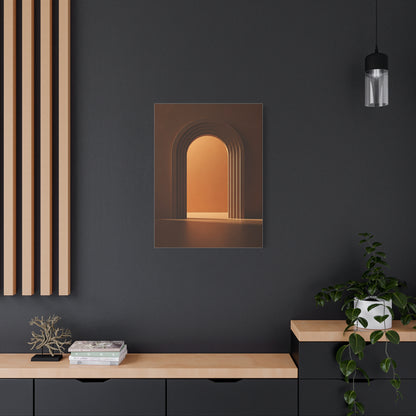 Warm Architectural Archway Glow Wall Art & Canvas Prints