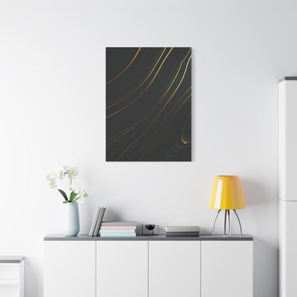 Golden Trace Minimalist Wall Art & Canvas Prints
