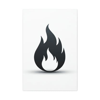 Minimal Flame Wall Art & Canvas Prints