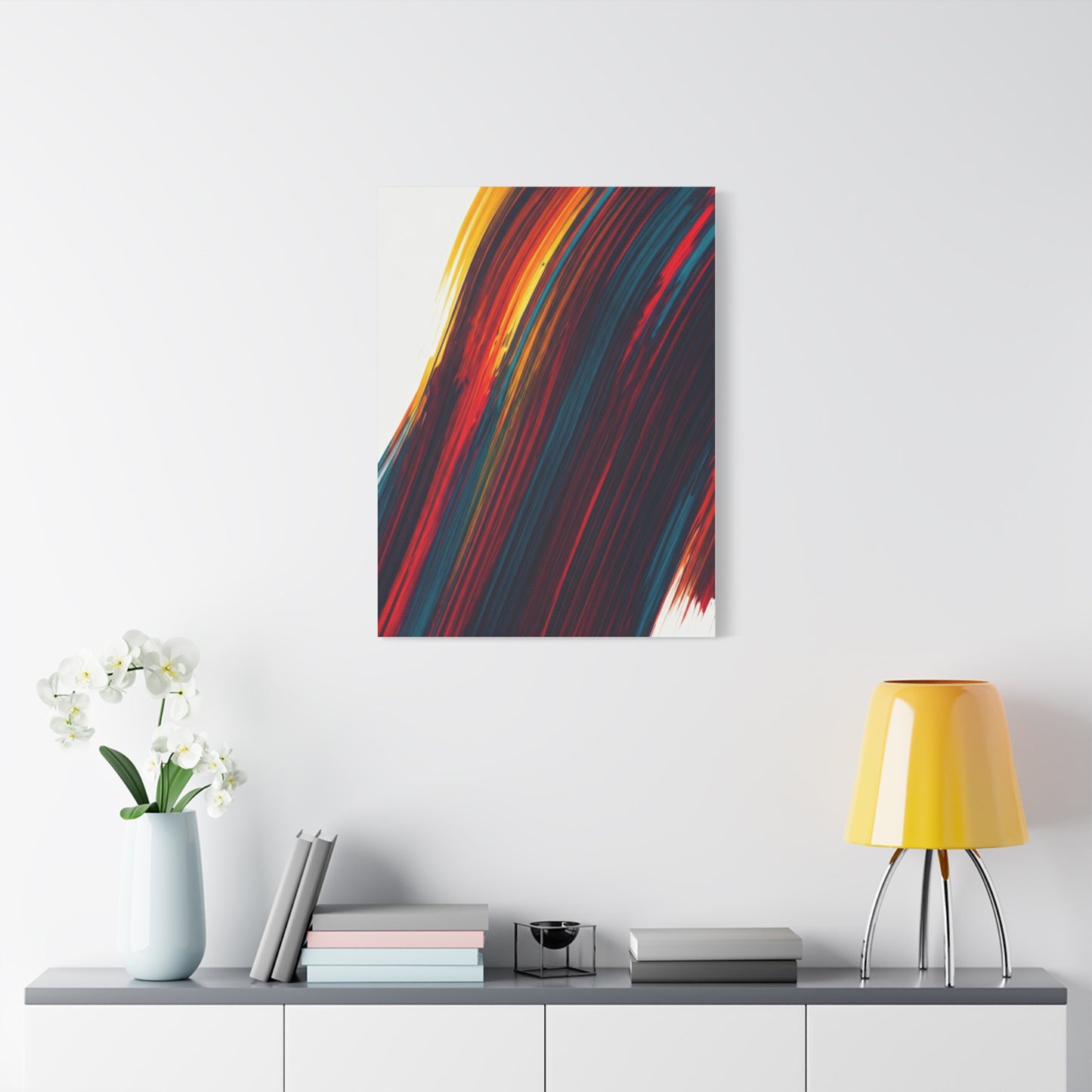 Crimson Momentum Abstract Wall Art & Canvas Prints