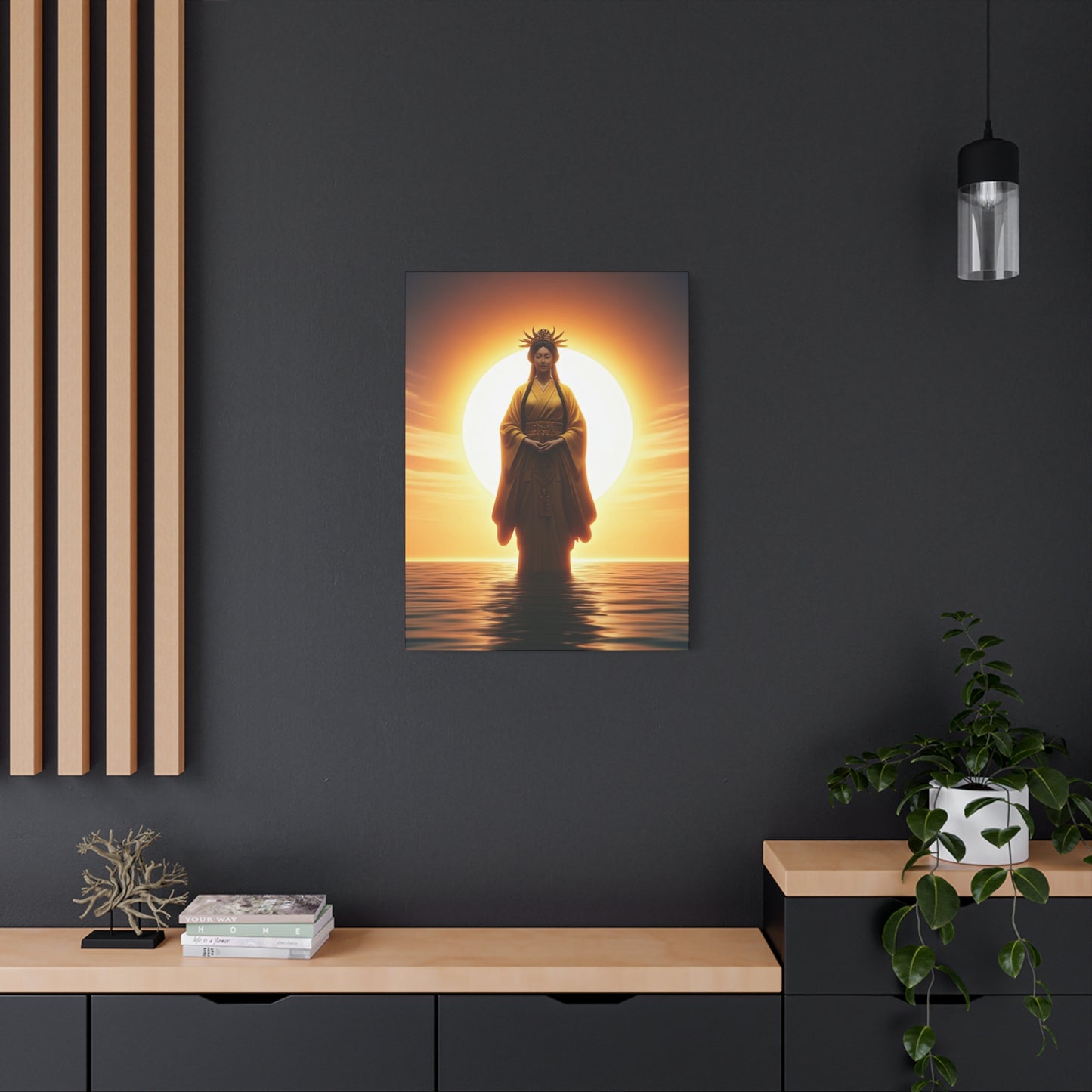 Golden Horizon Goddess Wall Art & Canvas Prints