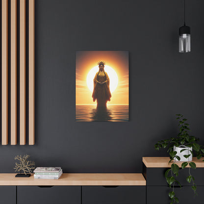 Golden Horizon Goddess Wall Art & Canvas Prints