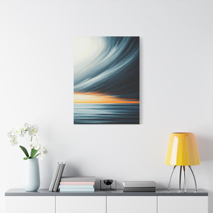 Ethereal Ocean Dusk Abstract Wall Art & Canvas Prints