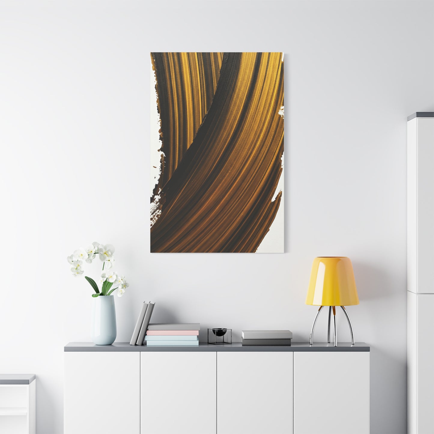 Amber Current Abstract Wall Art & Canvas Prints