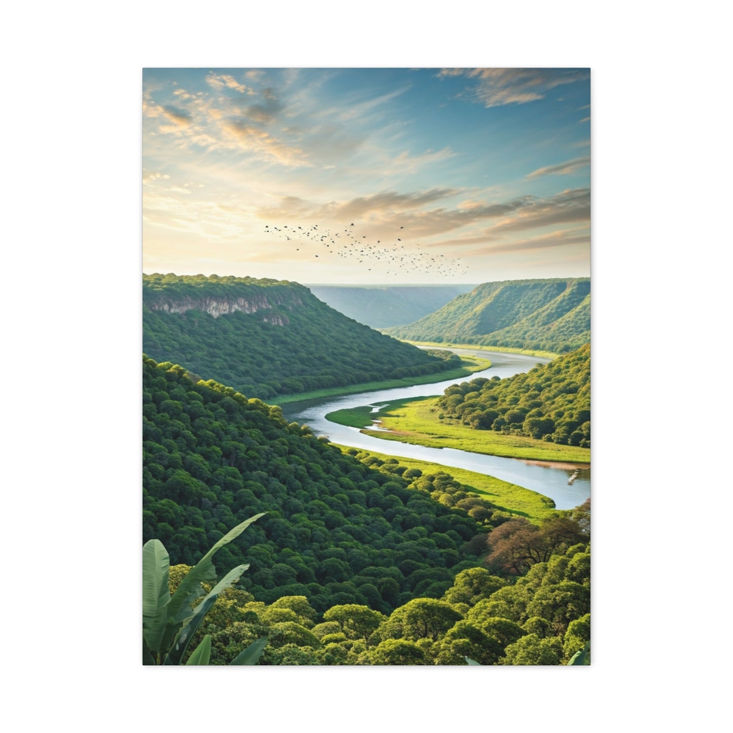 Scenic River Valley Landscape View Wall Art & Canvas Prints
