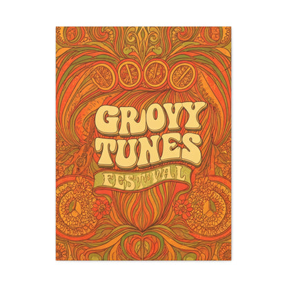 Groovy Tunes Festival Wall Art & Canvas Prints