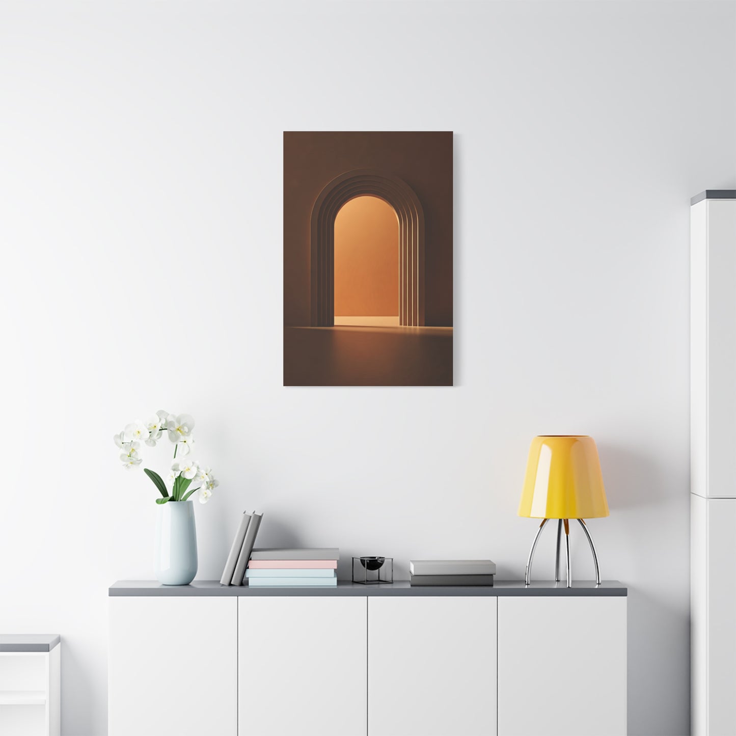 Warm Architectural Archway Glow Wall Art & Canvas Prints