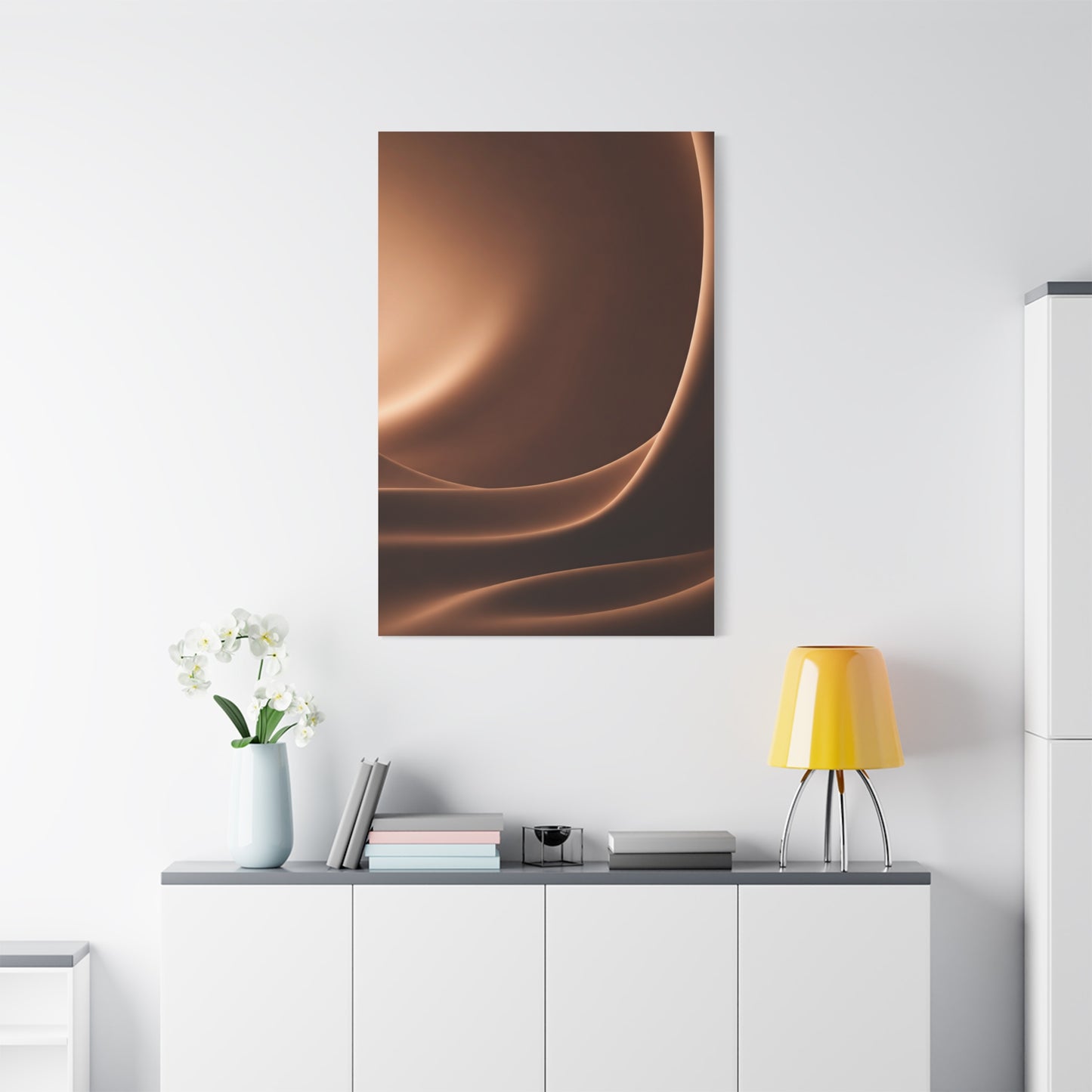 Bronze Silk Flow Wall Art & Canvas Prints
