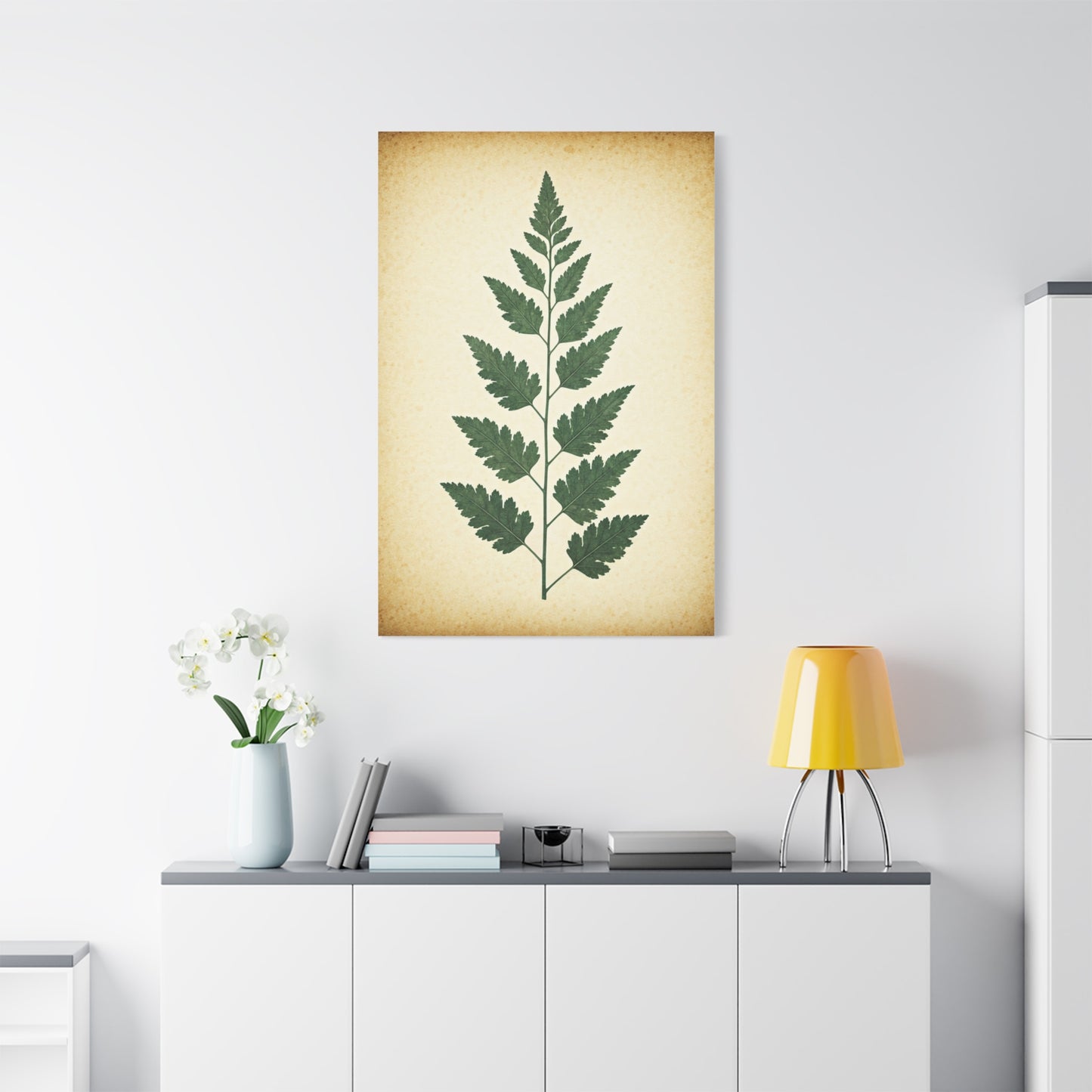 Vintage Fern Study Wall Art & Canvas Prints