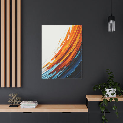 Flowing Warm Motion Abstract Wall Art & Canvas Prints