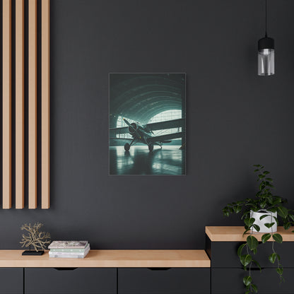Modern Hangar Aircraft Silence Wall Art & Canvas Prints
