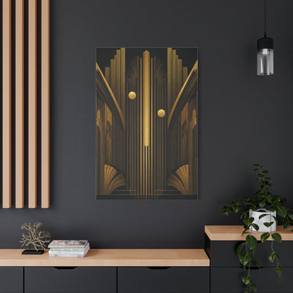 Grand Corridor Art Deco Architecture Wall Art & Canvas Prints