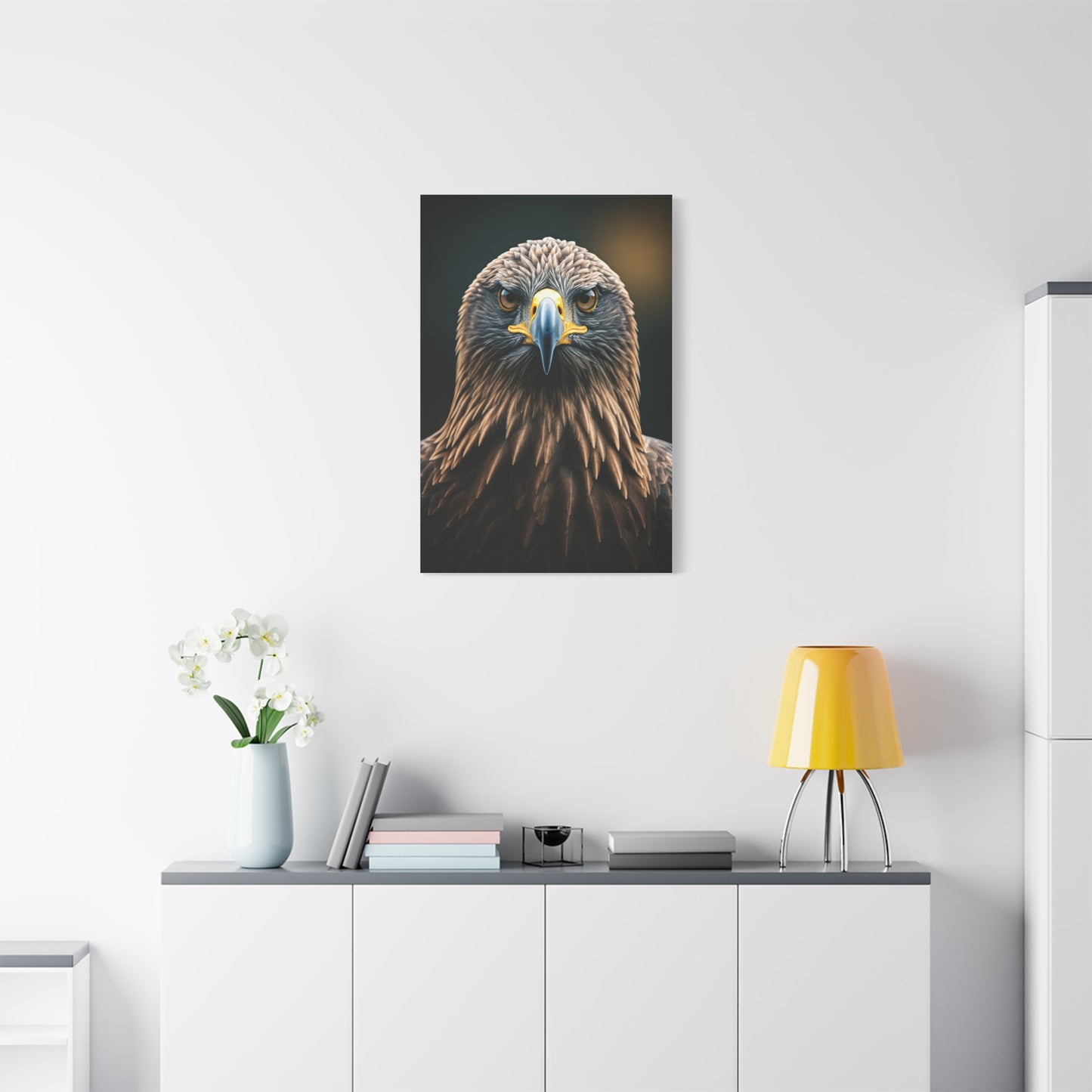 Intense Golden Eagle Close-Up Wall Art & Canvas Prints