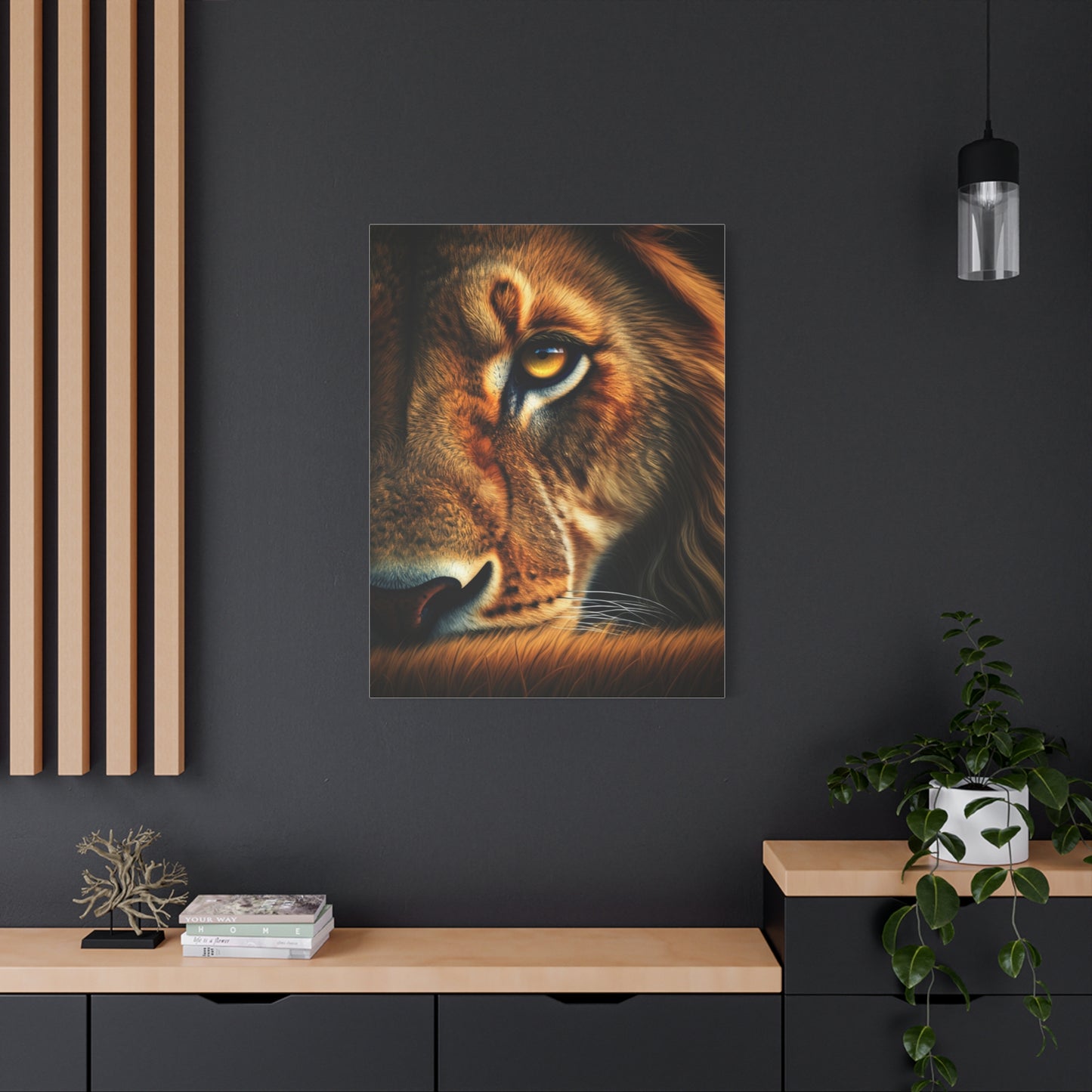 Lion’s Intensity Wall Art & Canvas Prints
