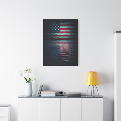 Stars and Stripes on the Water Wall Art & Canvas Prints