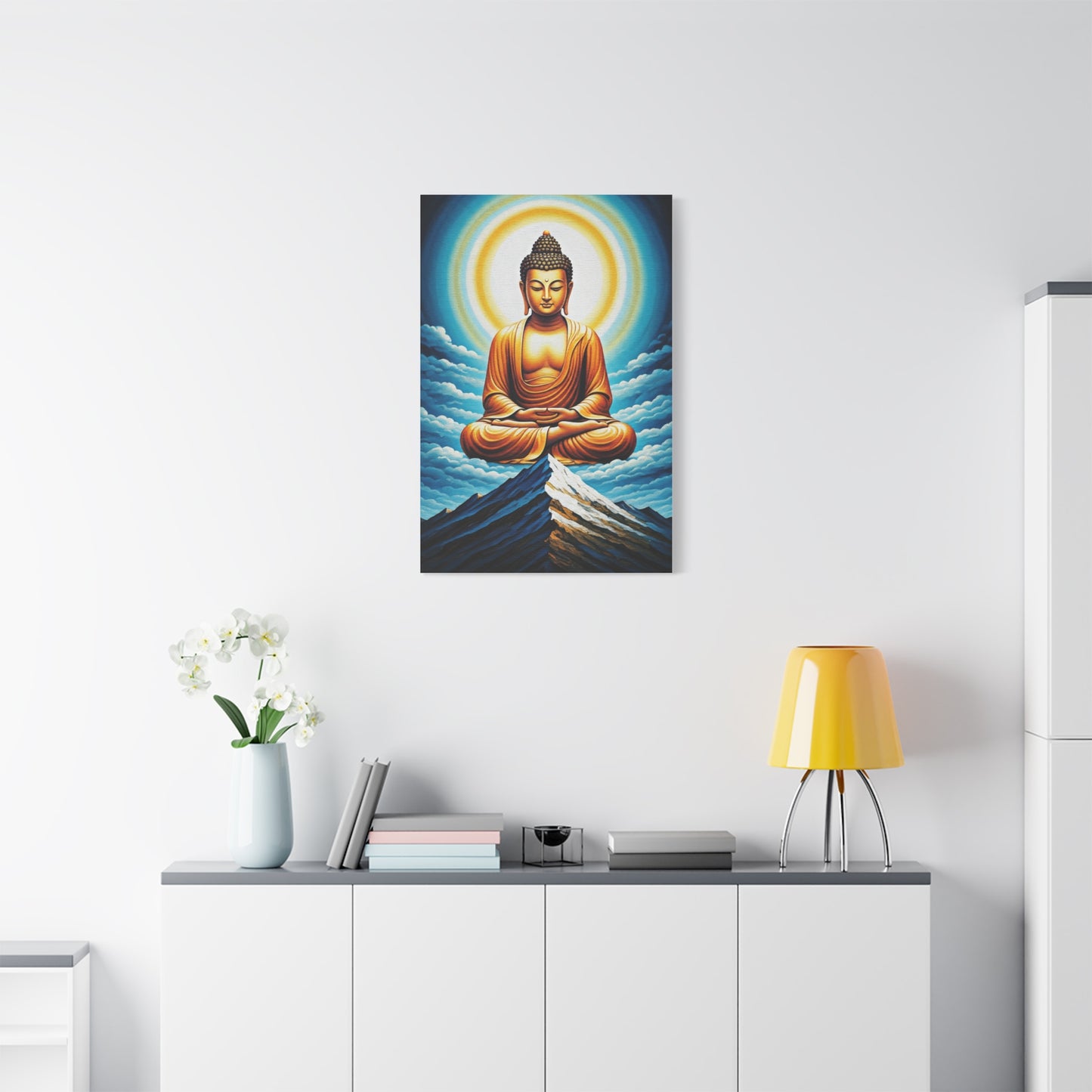 Celestial Buddha Above the Mountains