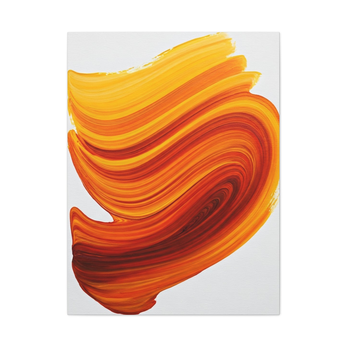 Solar Flame Flow Abstract Wall Art & Canvas Prints