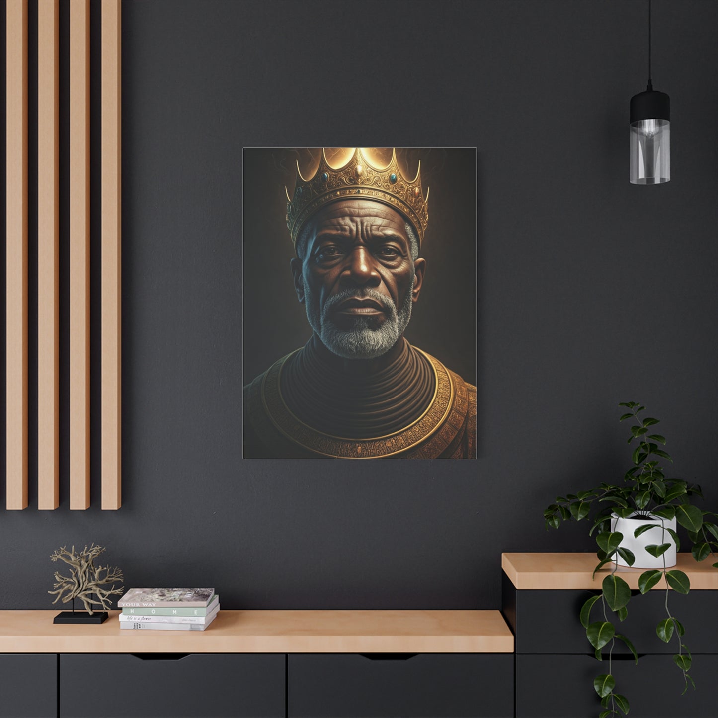 Eternal Crown King Portrait Wall Art & Canvas Prints