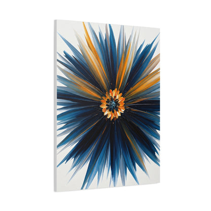 Midnight Bloom Radiance Abstract Wall Art & Canvas Prints