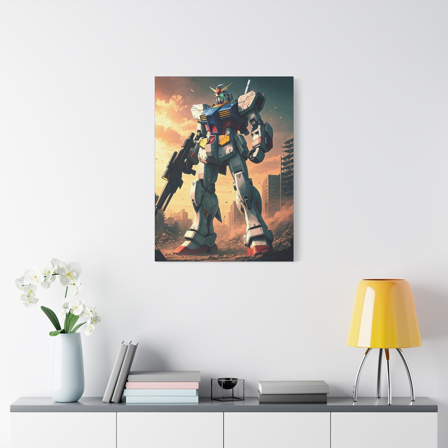 Mecha Guardian of the Ruins Wall Art & Canvas Prints