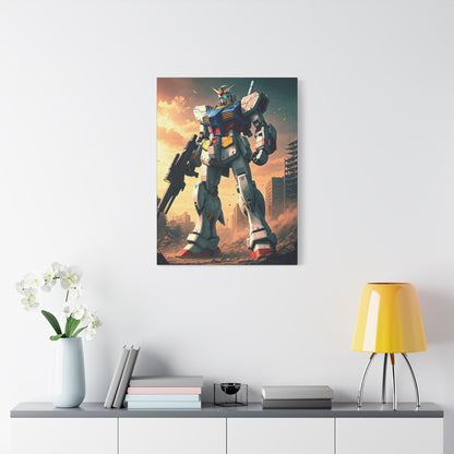 Mecha Guardian of the Ruins Wall Art & Canvas Prints